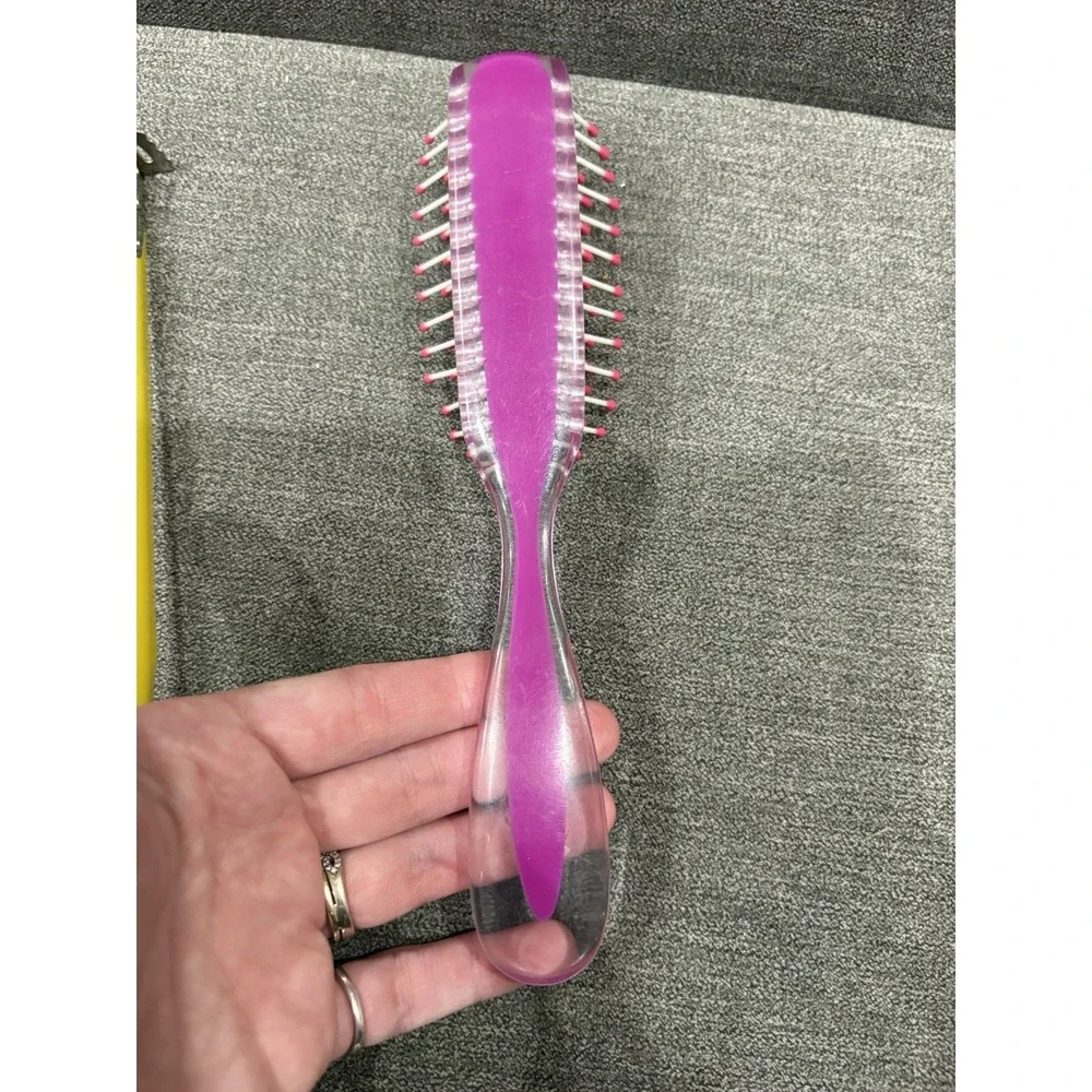 Vintage Goody Hair Brush Nylon Pink‎ USA